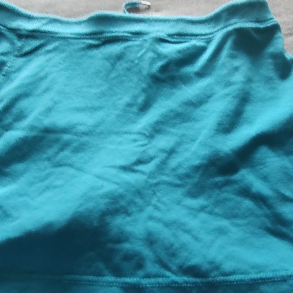 Jones New York Sport Turquoise Blue Cotton Drawstring Active Skort Womens Large